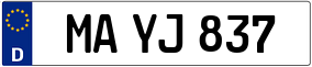 Truck License Plate